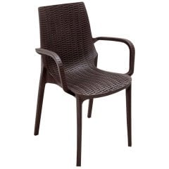 Eternal Garden Rattan Sandalye Kahve