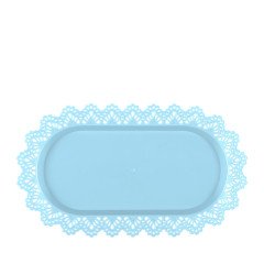 Oval Dantel Balkon Saksı Tabağı