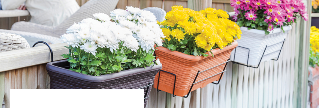 Hasır Balkon Saksı 2 no