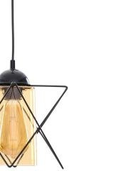 Modes Tekli Siyah Camlı