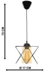 Modes Tekli Siyah Camlı