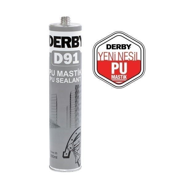Derby D91 PU Mastik Kartuş Gri - 280ml