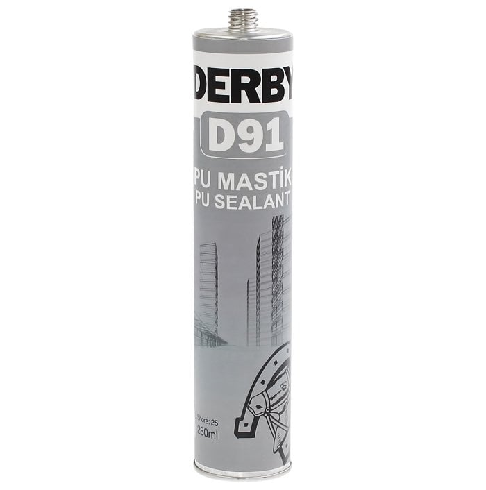Derby D91 PU Mastik Kartuş Siyah - 280ml