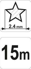 Misina 2.4mmx15m Yıldız