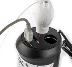 Oto Bardaklık Tipi USB ve Çakmak Soketi 12v