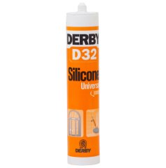 Derby D32 Genel Amaçlı Silikon Beyaz - 320g