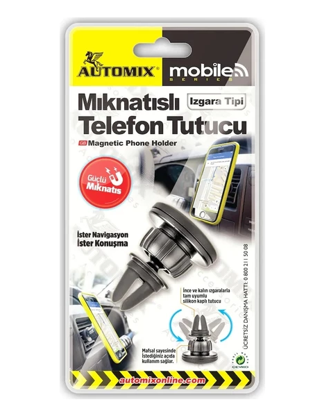 Manyetik Telefon Tutucu Izgara Tipi