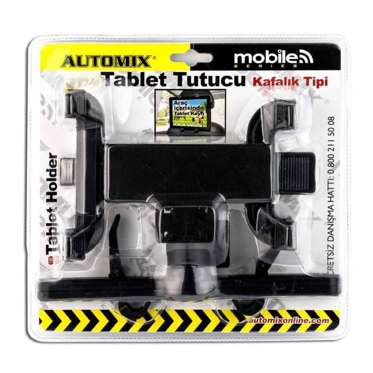 Oto Ipad + Tablet Tutucu Kafalık Tip