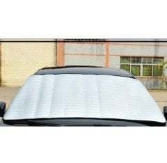 Katlanabilir Parlak Araba Ön Cam Güneşlik 130cmx60cm