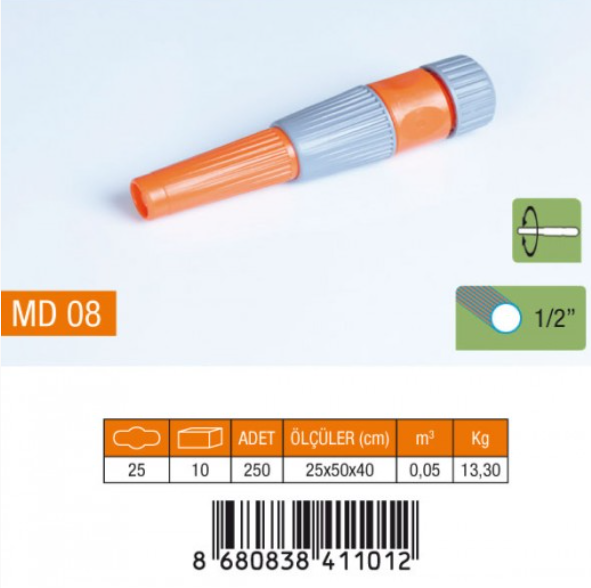 Ayarlı Lans 1/2''