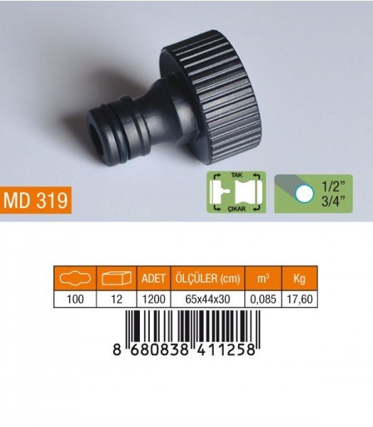 Otomatik Musluk Bağlantısı 3/4''