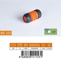 Lüx Hortum Eki 1/2''