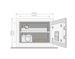 Yüksek Güvenlikli Ev Tipi Parmak İzli Kasa