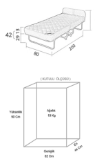 PORTATİF KATLANAN YATAK