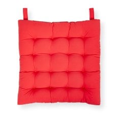 50*50 Rattan Sandalye Minderi Kare Kırmızı