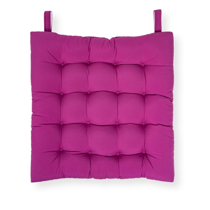 50*50 Rattan Sandalye Minderi Kare Mürdüm