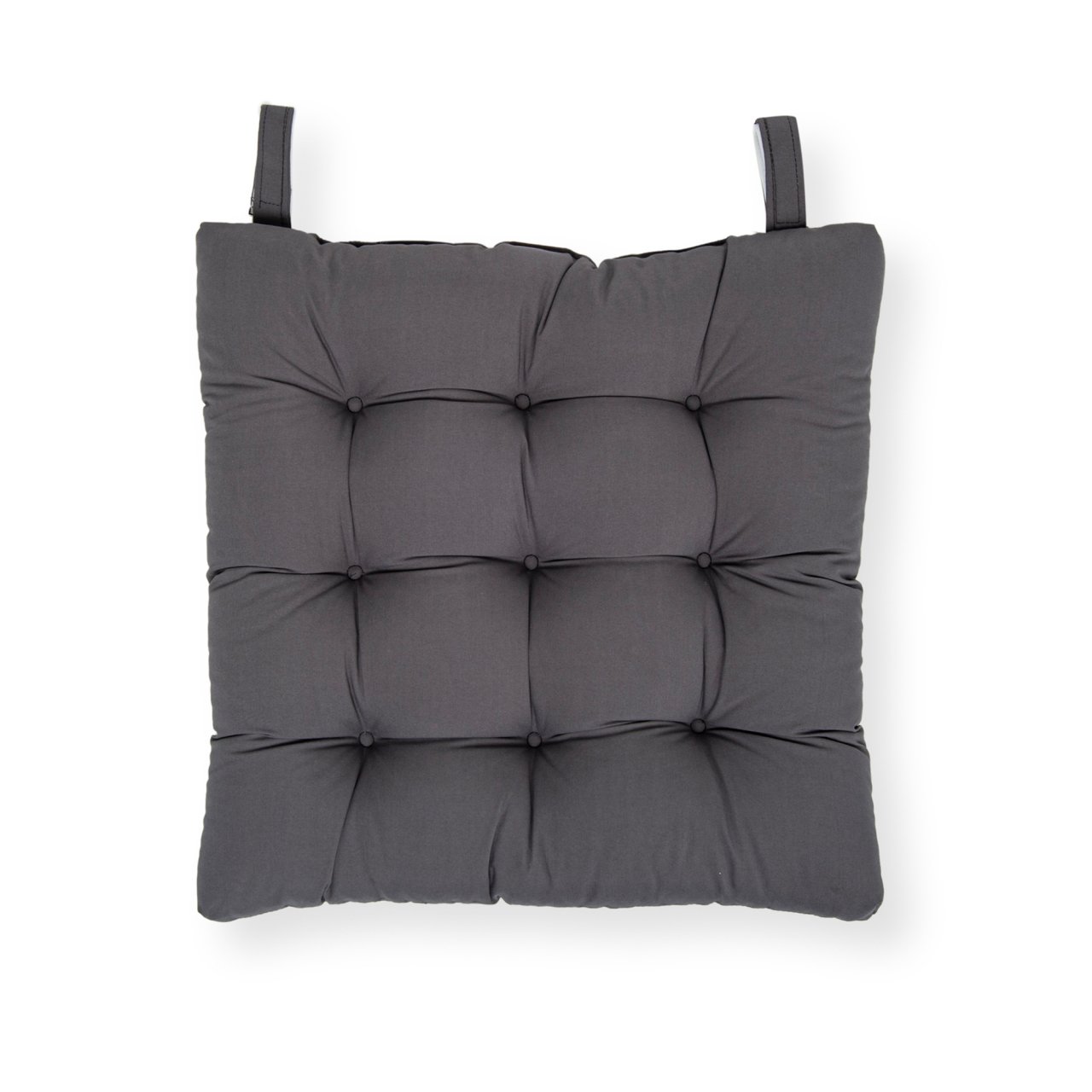 43*43 Rattan Sandalye Minderi Kare Antrasit