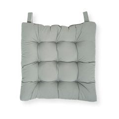 43*43 Rattan Sandalye Minderi Kare Gri