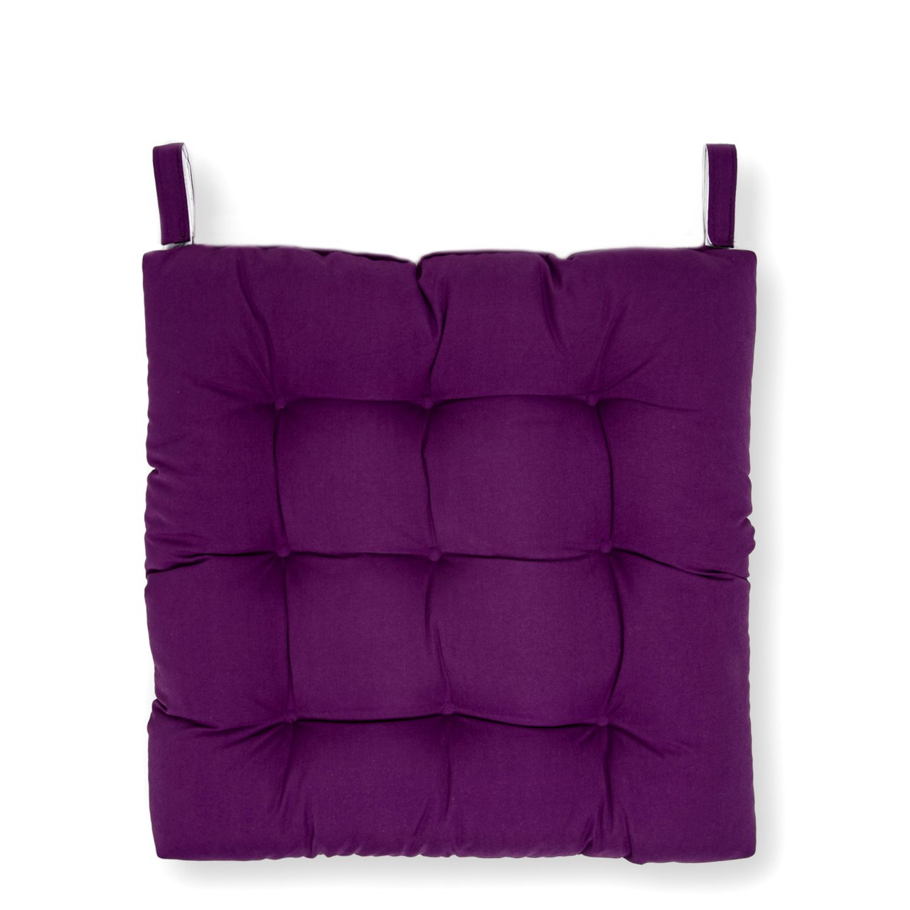 43*43 Rattan Sandalye Minderi Kare Mürdüm