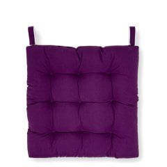 43*43 Rattan Sandalye Minderi Kare Mürdüm