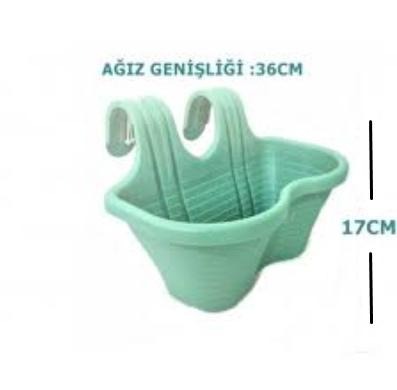 Plastik Saksı 2 No Tombik 6,5 lt.
