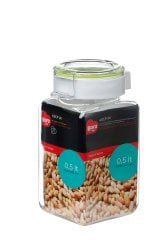 Contalı Kapak Pet Köşeli 0,50lt