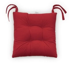 40*40 Rattan Sandalye Minderi Kare Kırmızı