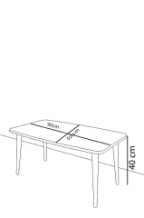 Roma Metal Ayaklı Orta Sehpa – Siyah Mermer