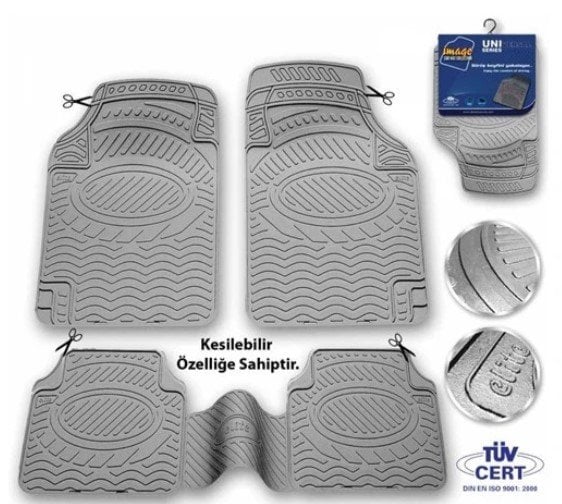 Universal Kesilebilir Gri Paspas