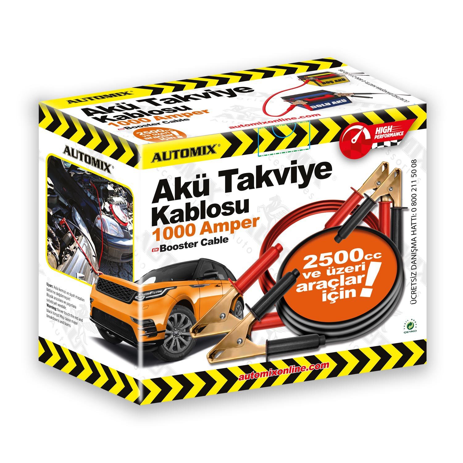 Takviye Kablosu 1000 AMP Kutulu