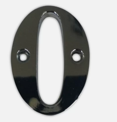 PLASTİK RAKAM KROM 50 MM (0)