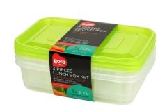 Saklama Kabı 3'lü Set - 2,2 Lt