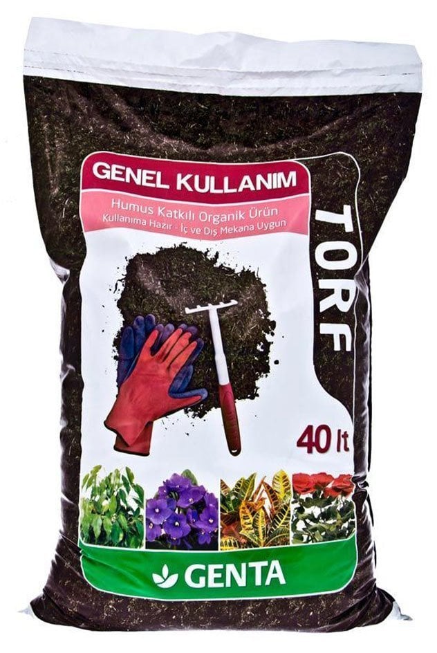 Humus Katkılı Genel Kullanım Torfu 40LT(Hazır Toprak)