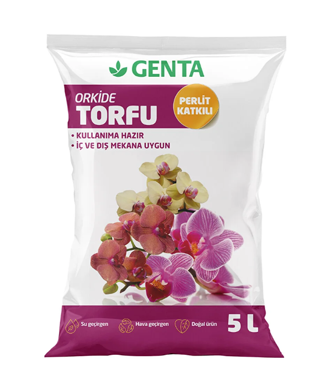 Genta Orkide Torfu 5 lt(Orkide  Toprağı)