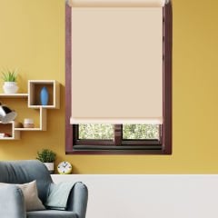 Kumaş Stor Ekru 120x200