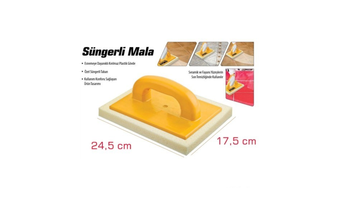 Süngerli Mala 17*24cm