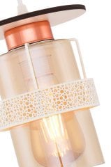 Ateş Tekli Beyaz Avize