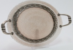 Tepsi Füme Gümüş 33cm