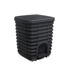 Palm Pedallı Çöp Kovası 9 Lt- Antrasit Gri