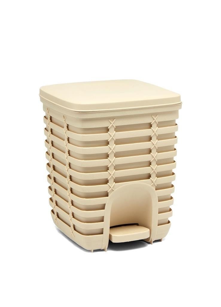 Palm Pedallı Çöp Kovası 9 Lt - Bej