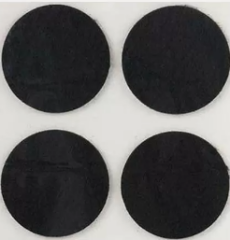 YAPIŞKANLI KEÇE 50 MM.SİYAH 4LÜ