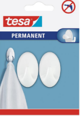 Büyük Oval Beyaz Askı 2adt