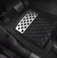 AUTOMİX METAL TOPUKLU PASPAS CHROME KIRMIZI