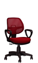 Smart Fileli Sekreter Koltuğu Kırmızı