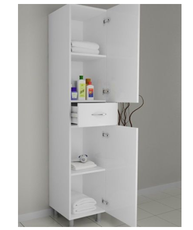 Banyo Dolabı 2 Kapak 1 Çekmece