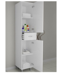 Banyo Dolabı 2 Kapak 1 Çekmece