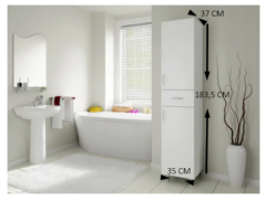 Banyo Dolabı 2 Kapak 1 Çekmece