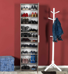 8 Bölmeli Dolap Meşe