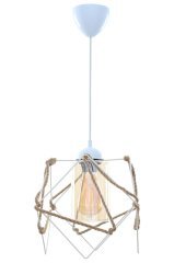 Lasi Tekli Beyaz Camlı Sarkıt