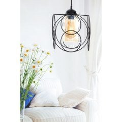 Bedran Tekli Siyah Camlı Sarkıt Model No:01